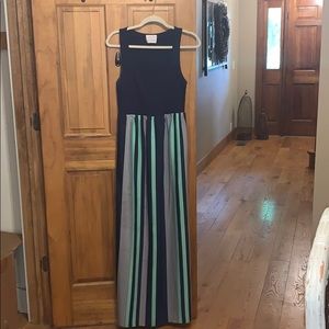 Stripped Maxi Dress
